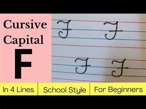 How Do You Make a Capital F in Cursive, and Why Does It Feel Like Solving a Rubik's Cube?