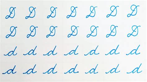 How to Draw Cursive D: A Journey Through the Art of Elegant Writing