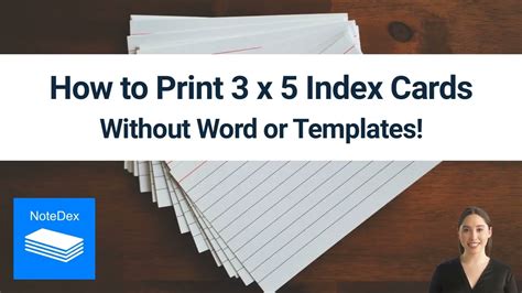 How to Print Index Cards on Word: A Journey Through Digital Stationery