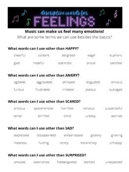 Words to Describe How Music Makes You Feel: A Symphony of Emotions and Thoughts